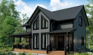 Проекты каркасных домов с террасой от 3574 рублей | Строй-Мск