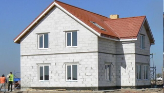Построить двухэтажный дом из газобетона в Сланцах - Строй-Мск от 132730 рублей